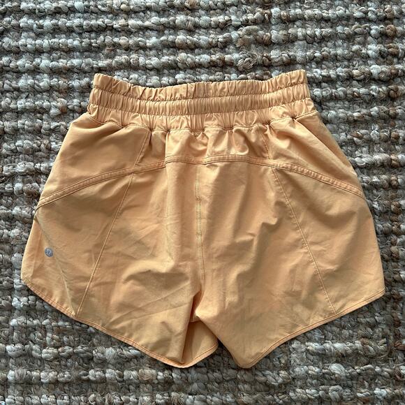Lululemon Track That Short 5" – Size 6 – Peach/Apricot – Excellent Condition - Picture 4 of 10